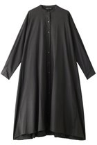 【ミズイロ インド/mizuiro ind】のバンドカラーフレアシャツワンピース チャコールグレー|ID: prp329100004140474 ipo3291000000032904197