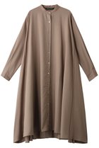 【ミズイロ インド/mizuiro ind】のバンドカラーフレアシャツワンピース ベージュ|ID: prp329100004140474 ipo3291000000032904204