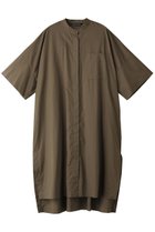 【ミズイロ インド/mizuiro ind】のstand collar hlf slv shirt OP ワンピース khaki|ID: prp329100004141222 ipo3291000000032894984