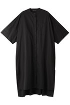 【ミズイロ インド/mizuiro ind】のstand collar hlf slv shirt OP ワンピース black|ID: prp329100004141222 ipo3291000000032895003