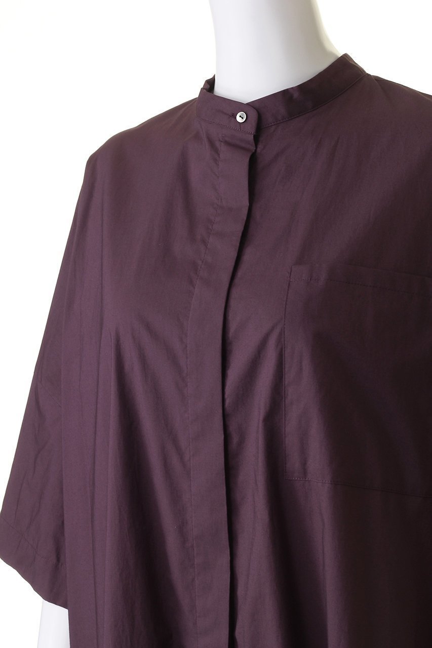 【ミズイロ インド/mizuiro ind】のstand collar hlf slv shirt OP ワンピース 人気、トレンドファッション・服の通販 founy(ファニー) 　ファッション　Fashion　レディースファッション　Fashion for Women　ワンピース　Dresses　チュニック　Tunic Tops & Dresses　スリット　Slit, Slit Detail　チュニック　Tunic, Long Top　ロング　Long, Long-Length　other-5|ID: prp329100004141222 ipo3291000000032895018