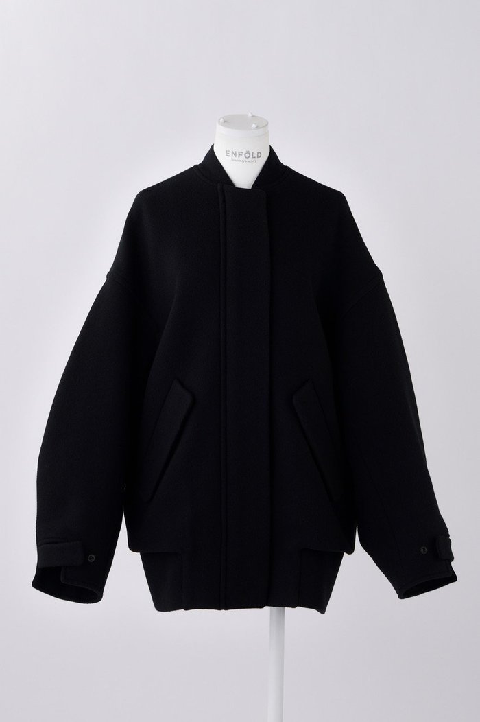 【エンフォルド/ENFOLD】のLAMBSメルトン スタジャン JK/ブルゾン インテリア・キッズ・メンズ・レディースファッション・服の通販 founy(ファニー) https://founy.com/ ファッション Fashion レディースファッション Fashion for Women アウター Coat / Outerwear Collection レディースジャケット・軽アウター Jackets ブルゾンジャケット・スポーティアウター Blouson Jackets エレガント 上品 Elegant ジャケット Jacket, Outerwear フォルム Silhouette, Form ブルゾン Blouson, Bomber Jacket メルトン Melton, Heavy Wool |ID: prp329100004141224 ipo3291000000036061719