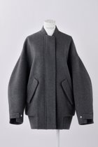 【エンフォルド/ENFOLD】のLAMBSメルトン スタジャン JK/ブルゾン 人気、トレンドファッション・服の通販 founy(ファニー) ファッション Fashion レディースファッション Fashion for Women アウター Coat / Outerwear Collection レディースジャケット・軽アウター Jackets ブルゾンジャケット・スポーティアウター Blouson Jackets エレガント 上品 Elegant ジャケット Jacket, Outerwear フォルム Silhouette, Form ブルゾン Blouson, Bomber Jacket メルトン Melton, Heavy Wool thumbnail チャコールグレー|ID: prp329100004141224 ipo3291000000036061721