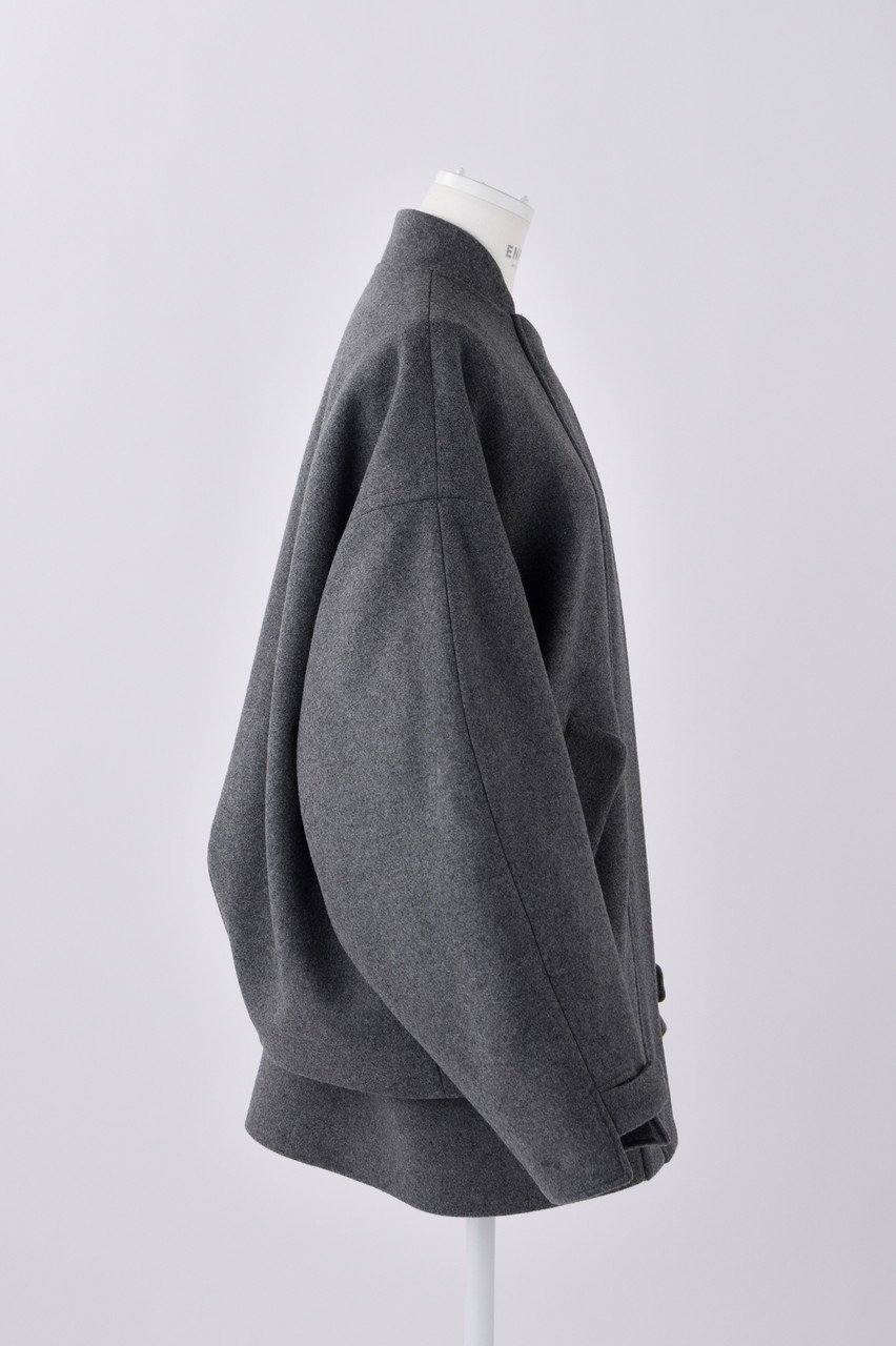 【エンフォルド/ENFOLD】のLAMBSメルトン スタジャン JK/ブルゾン 人気、トレンドファッション・服の通販 founy(ファニー) 　ファッション　Fashion　レディースファッション　Fashion for Women　アウター　Coat / Outerwear Collection　レディースジャケット・軽アウター　Jackets　ブルゾンジャケット・スポーティアウター　Blouson Jackets　エレガント 上品　Elegant　ジャケット　Jacket, Outerwear　フォルム　Silhouette, Form　ブルゾン　Blouson, Bomber Jacket　メルトン　Melton, Heavy Wool　other-4|ID: prp329100004141224 ipo3291000000036061724