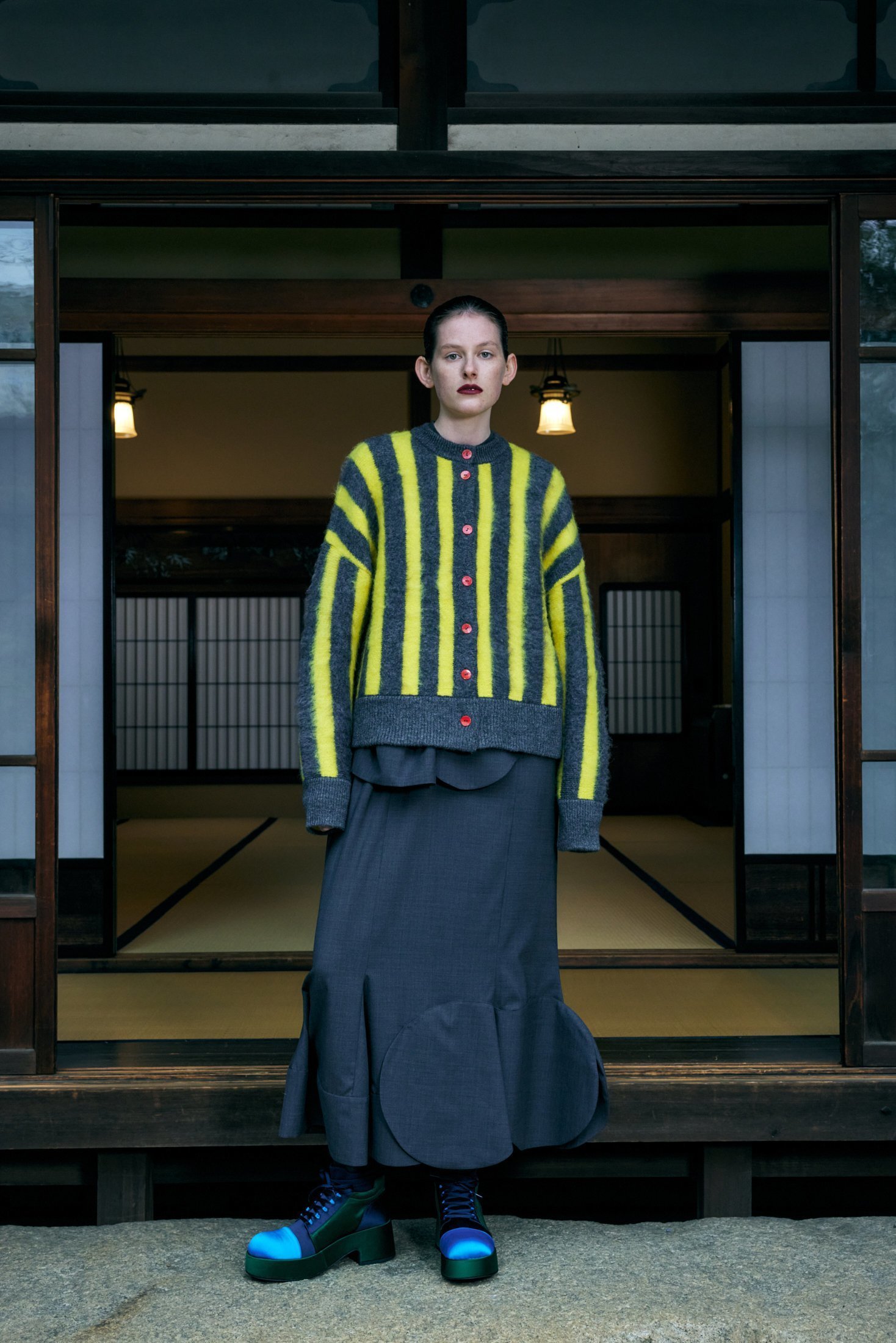 【エンフォルド/ENFOLD】のモヘアストライプカーディガン 人気、トレンドファッション・服の通販 founy(ファニー) 　ファッション　Fashion　レディースファッション　Fashion for Women　トップス・カットソー　Cut & Sew Tops　ニット　Knit Tops & Sweaters　カーディガン・羽織り　Layered Style Cardigans　カーディガン　Cardigan, Knitwear　ストライプ　Stripe, Striped Pattern　バランス　Balance, Style Balance　ワイド　Wide, Wide Fit　other-5|ID: prp329100004141229 ipo3291000000035067103