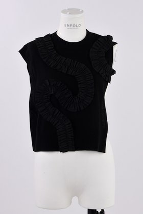 【エンフォルド/ENFOLD】 フリルニットベスト人気、トレンドファッション・服の通販 founy(ファニー) ファッション Fashion レディースファッション Fashion for Women トップス・カットソー Cut & Sew Tops ニット Knit Tops & Sweaters ベスト&ジレ / 重ね着スタイル Vests & Gilets カジュアルプルオーバー・ニットトップス Pullovers & Knit Tops / Casual Pullovers インナー Innerwear ベスト Vest, Waistcoat |ID:prp329100004141232