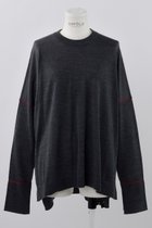 【エンフォルド/ENFOLD】のOpen Cuff P.O/プルオーバー チャコールグレー|ID: prp329100004141233 ipo3291000000036221103