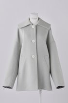 【エンフォルド/ENFOLD】のウールリバー フラットカラーショートコート 人気、トレンドファッション・服の通販 founy(ファニー) ファッション Fashion レディースファッション Fashion for Women アウター Coat / Outerwear Collection コート・ロングコート・ピーコート Long Coats, Peacoats & More オケージョン Occasion Wear クラシカル Classical, Vintage-Inspired ショート Short, Short Length パターン Pattern, Design Print フラット Flat, Flat Shoes ベーシック Basic, Essential エレガント 上品 Elegant thumbnail ライトグレー|ID: prp329100004141239 ipo3291000000032945882