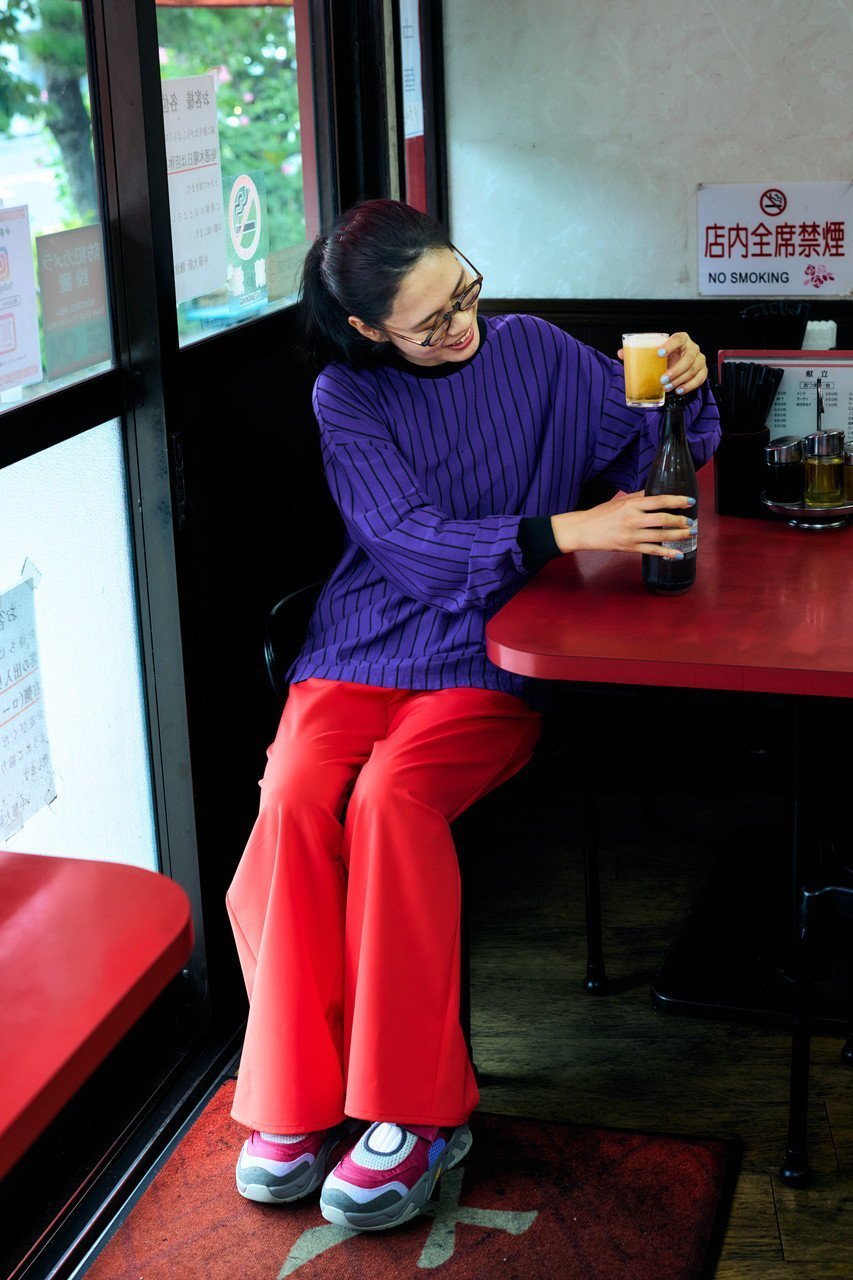 【ナゴンスタンス/nagonstans】のストライプ天竺 ロンT 人気、トレンドファッション・服の通販 founy(ファニー) 　ファッション　Fashion　レディースファッション　WOMEN　トップス・カットソー　Tops/Tshirt　シャツ/ブラウス　Shirts/Blouses　ロング / Tシャツ　T-Shirts　カットソー　Cut and Sewn　シンプル　Simple　ストライプ　Stripe　スリット　Slit　スリーブ　Sleeve　ボックス　Box　ロング　Long　other-7|ID: prp329100004141245 ipo3291000000031403211