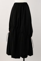 【ナゴンスタンス/nagonstans】のTRギャバ StringギャザーSK/スカート 人気、トレンドファッション・服の通販 founy(ファニー) ファッション Fashion レディースファッション Fashion for Women スカート Skirts ロングスカート Long Skirts / Maxi & Midi Skirts ギャザー Gathered, Ruffled ドローコード Drawcord, Drawstring Cord バルーン Balloon, Balloon Silhouette ロング Long, Long-Length エレガント 上品 Elegant thumbnail Black|ID: prp329100004141250 ipo3291000000032823929