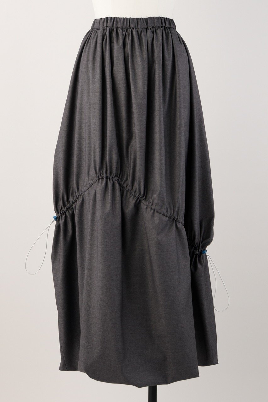 【ナゴンスタンス/nagonstans】のTRギャバ StringギャザーSK/スカート インテリア・キッズ・メンズ・レディースファッション・服の通販 founy(ファニー) ファッション Fashion レディースファッション Fashion for Women スカート Skirts ロングスカート Long Skirts / Maxi & Midi Skirts ギャザー Gathered, Ruffled ドローコード Drawcord, Drawstring Cord バルーン Balloon, Balloon Silhouette ロング Long, Long-Length エレガント 上品 Elegant Stone|ID: prp329100004141250 ipo3291000000035813979