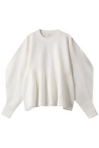 【マノフ/MANOF】のFLARE KNIT TOPS ニット/セーター WHITE|ID:prp329100004141261