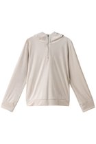 【ミズイロ インド/mizuiro ind】のvelour hooded P/O プルオーバー ivory|ID:prp329100004141281