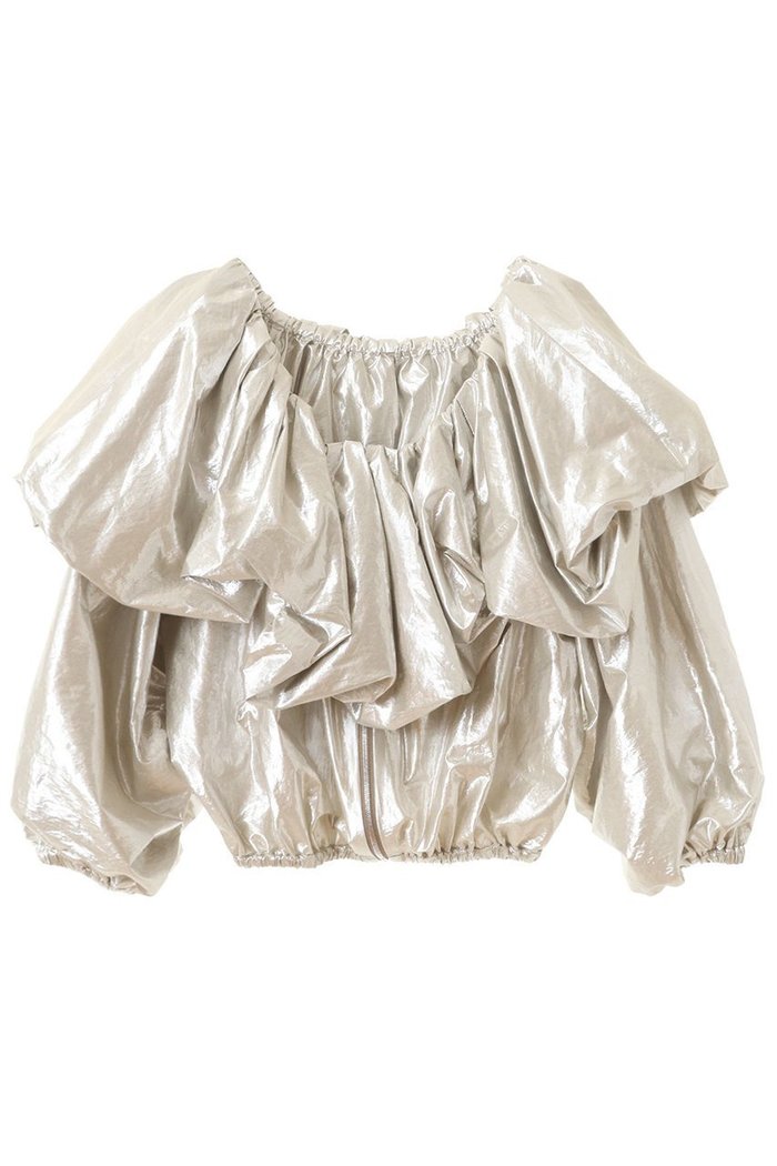 【カレンテージ/CURRENTAGE】の2WAYシルバーブラウス インテリア・キッズ・メンズ・レディースファッション・服の通販 founy(ファニー) https://founy.com/ ファッション Fashion レディースファッション Fashion for Women トップス・カットソー Cut & Sew Tops シャツ・ブラウス・オフィスカジュアル Elegant Blouses & Button-Ups イタリア Italy クラシック Classic, Timeless Style コーティング Coating, Coated Finish シャンブレー Chambray, Denim-Like Fabric シルバー Silver, Metallic Silver スリーブ Sleeve, Long Sleeve / Short Sleeve モダン Modern, Contemporary ロング Long, Long-Length ヴィンテージ Vintage Style エレガント 上品 Elegant |ID: prp329100004141298 ipo3291000000035958337