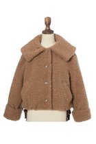 【デイジーリン/DAISY LIN】のCoat “Teddy Teddy Ribbon” 人気、トレンドファッション・服の通販 founy(ファニー) ファッション Fashion レディースファッション WOMEN アウター Coat Outerwear コート Coats ウォッシャブル Washable ショート Short ストレッチ Stretch ベルベット Velvet リボン Ribbon 冬 Winter NEW・新作・新着・新入荷 New Arrivals thumbnail キャラメルブラウン|ID: prp329100004142467 ipo3291000000028445573