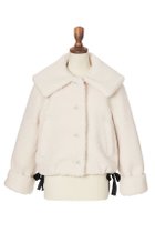 【デイジーリン/DAISY LIN】のCoat “Teddy Teddy Ribbon” 人気、トレンドファッション・服の通販 founy(ファニー) ファッション Fashion レディースファッション Fashion for Women アウター Coat / Outerwear Collection コート・ロングコート・ピーコート Long Coats, Peacoats & More おすすめ Recommended / Our Picks ウォッシャブル Machine Washable エレガント 上品 Elegant サテン Satin, Glossy Fabric ショート Short, Short Length シルク Silk, 100% Silk ストレッチ Stretch, Stretchy Fabric バランス Balance, Style Balance フェミニン Feminine, Girly ブルゾン Blouson, Bomber Jacket ベルベット Velvet, Velvety リボン Ribbon, Bow 再入荷 Restock / Back in Stock 冬 Winter / This Winter 洗える Machine Washable thumbnail バニラ|ID: prp329100004142467 ipo3291000000032932625