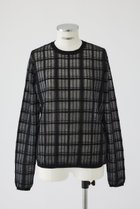 【リムアーク/RIM.ARK】の【9/18 10:00販売開始】Sheer check knit tops/ニット 人気、トレンドファッション・服の通販 founy(ファニー) ファッション Fashion レディースファッション WOMEN トップス・カットソー Tops/Tshirt ニット Knit Tops プルオーバー Pullover バランス Balance 冬 Winter 夏 Summer NEW・新作・新着・新入荷 New Arrivals thumbnail ブラック|ID: prp329100004142475 ipo3291000000028445592