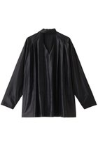 【リムアーク/RIM.ARK】のMany tuck tie blouse/ブラウス ブラック|ID: prp329100004142476 ipo3291000000035823019