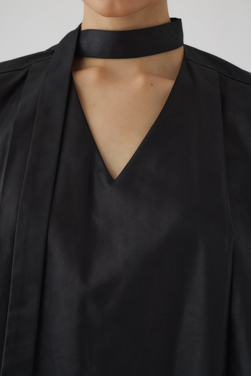 【リムアーク/RIM.ARK】のMany tuck tie blouse/ブラウス 人気、トレンドファッション・服の通販 founy(ファニー) ファッション Fashion レディースファッション Fashion for Women トップス・カットソー Cut & Sew Tops シャツ・ブラウス・オフィスカジュアル Elegant Blouses & Button-Ups オイル Body Oil クール Cool, Chic スリーブ Sleeve, Long Sleeve / Short Sleeve ロング Long, Long-Length ヴィンテージ Vintage Style other-7|ID: prp329100004142476 ipo3291000000035823025