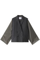 【リムアーク/RIM.ARK】のCombination w-breasted JK/ジャケット チャコールグレー|ID: prp329100004142477 ipo3291000000032925848