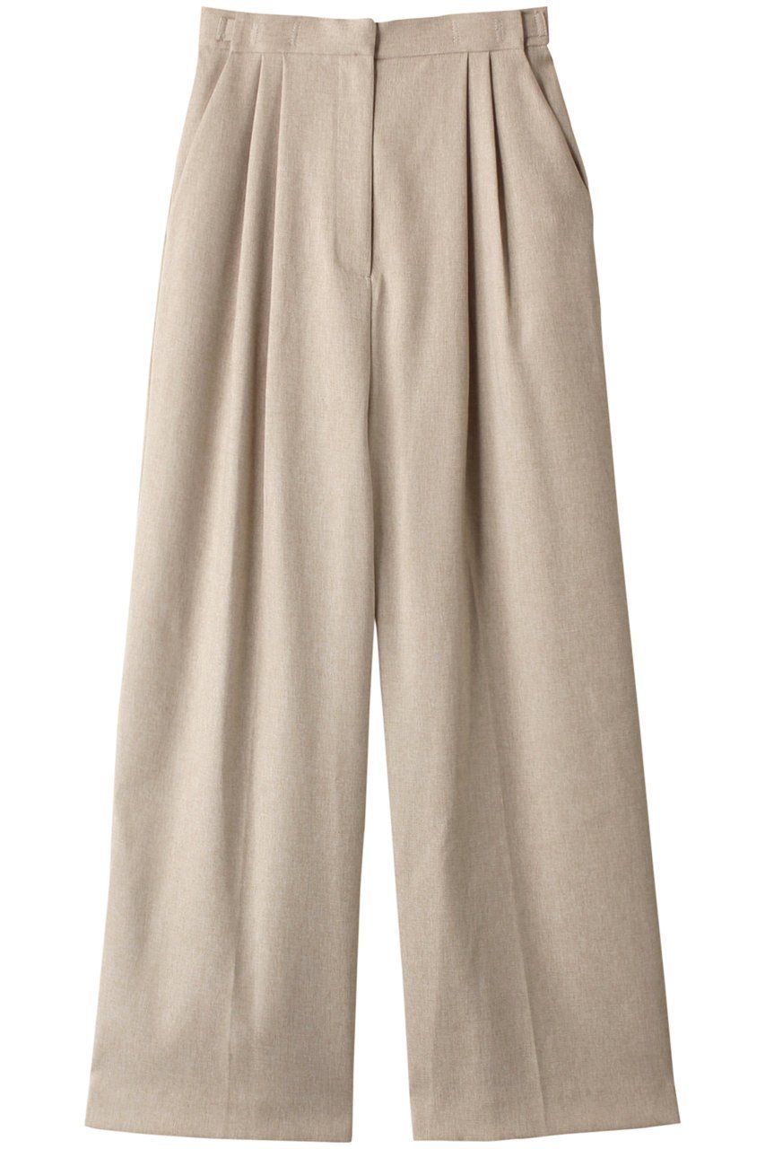 【リムアーク/RIM.ARK】のMove belt tuck PT/パンツ インテリア・キッズ・メンズ・レディースファッション・服の通販 founy(ファニー) ファッション Fashion レディースファッション Fashion for Women パンツ Pants & Trousers ストレート Straight, Straight Cut マニッシュ Mannish, Boyish ワイド Wide, Wide Fit ベージュ|ID: prp329100004142478 ipo3291000000032809671