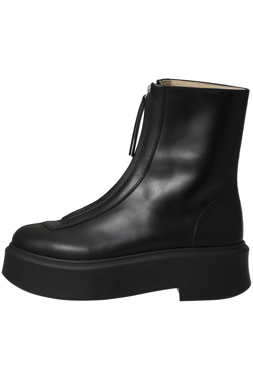【ザ ロウ/THE ROW】のZIPPED BOOT I インテリア・キッズ・メンズ・レディースファッション・服の通販 founy(ファニー) 　ファッション　Fashion　レディースファッション　Fashion for Women　なめらか　Smooth, Silky Texture　ショート　Short, Short Length　ブラック|ID: prp329100004142482 ipo3291000000036555519