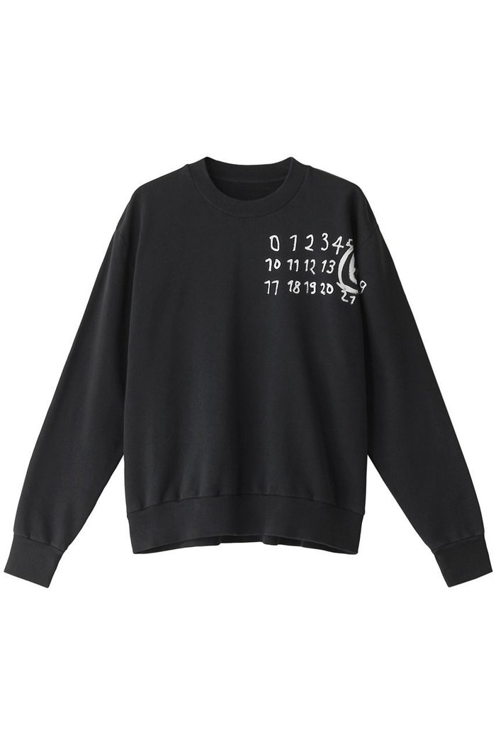 【エムエム6 メゾン マルタン マルジェラ/MM6 Maison Martin Margiela】のNumeric logo スウェットシャツ インテリア・キッズ・メンズ・レディースファッション・服の通販 founy(ファニー) https://founy.com/ ファッション Fashion レディースファッション WOMEN トップス・カットソー Tops/Tshirt シャツ/ブラウス Shirts/Blouses パーカ Sweats ロング / Tシャツ T-Shirts スウェット Sweat カットソー Cut and Sewn ショルダー Shoulder ショート Short バランス Balance |ID: prp329100004142486 ipo3291000000028445627