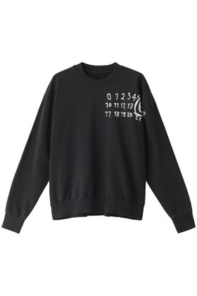 【エムエム6 メゾン マルタン マルジェラ/MM6 Maison Martin Margiela】 Numeric logo スウェットシャツ人気、トレンドファッション・服の通販 founy(ファニー) ファッション Fashion レディースファッション WOMEN トップス・カットソー Tops/Tshirt シャツ/ブラウス Shirts/Blouses パーカ Sweats ロング / Tシャツ T-Shirts スウェット Sweat カットソー Cut and Sewn ショルダー Shoulder ショート Short バランス Balance |ID:prp329100004142486