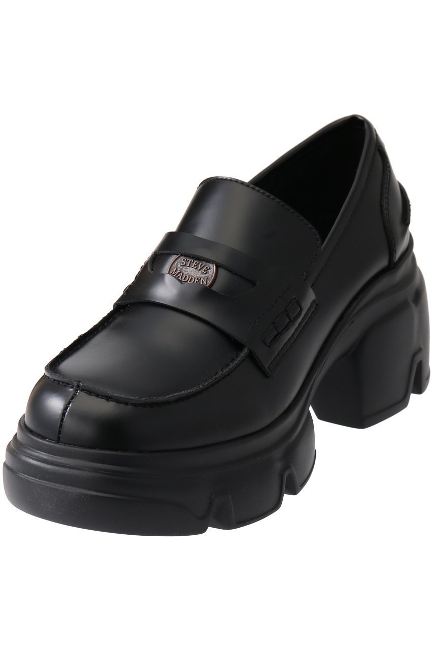 【スティーブマデン/STEVE MADDEN】のODOM 厚底ペニーローファー インテリア・キッズ・メンズ・レディースファッション・服の通販 founy(ファニー) 　ファッション　Fashion　レディースファッション　Fashion for Women　クラシカル　Classical, Vintage-Inspired　コイン　Coin, Coin Design　シューズ　Shoes, Footwear　フラット　Flat, Flat Shoes　モチーフ　Motif, Design Theme　厚底　Platform Shoes　ブラック|ID: prp329100004142509 ipo3291000000036240630