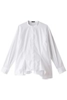 【デザイン ワークス/DESIGN WORKS】のヘムラッフルシャツ 人気、トレンドファッション・服の通販 founy(ファニー) ファッション Fashion レディースファッション WOMEN トップス・カットソー Tops/Tshirt シャツ/ブラウス Shirts/Blouses エレガント 上品 Elegant スリーブ Sleeve ロング Long |ID:prp329100004142512