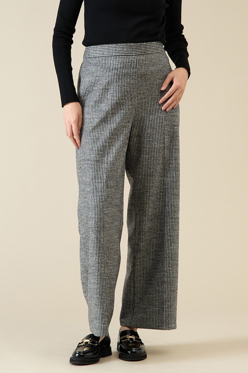 【マルティニーク/martinique】のウールジャージーワイドパンツ インテリア・キッズ・メンズ・レディースファッション・服の通販 founy(ファニー) 　ファッション　Fashion　レディースファッション　Fashion for Women　パンツ　Pants & Trousers　おすすめ　Recommended / Our Picks　バランス　Balance, Style Balance　ベーシック　Basic, Essential　ワイド　Wide, Wide Fit　無地　Plain, Solid Color　チェック|ID: prp329100004142552 ipo3291000000035830782