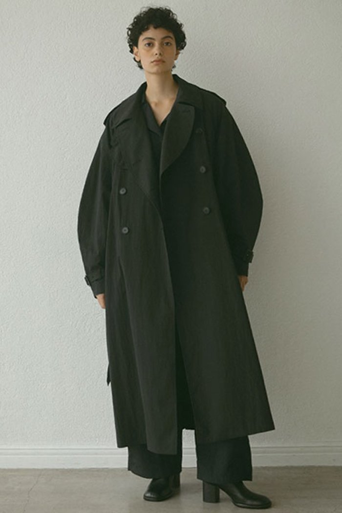 【エトレトウキョウ/ETRE TOKYO】のリンクルトレンチコート インテリア・キッズ・メンズ・レディースファッション・服の通販 founy(ファニー) https://founy.com/ ファッション Fashion レディースファッション WOMEN アウター Coat Outerwear コート Coats トレンチコート Trench Coats クラシカル Classical フラップ Flap ベーシック Basic ポケット Pocket ロング Long 今季 This Season 定番 Standard |ID: prp329100004143990 ipo3291000000030997075