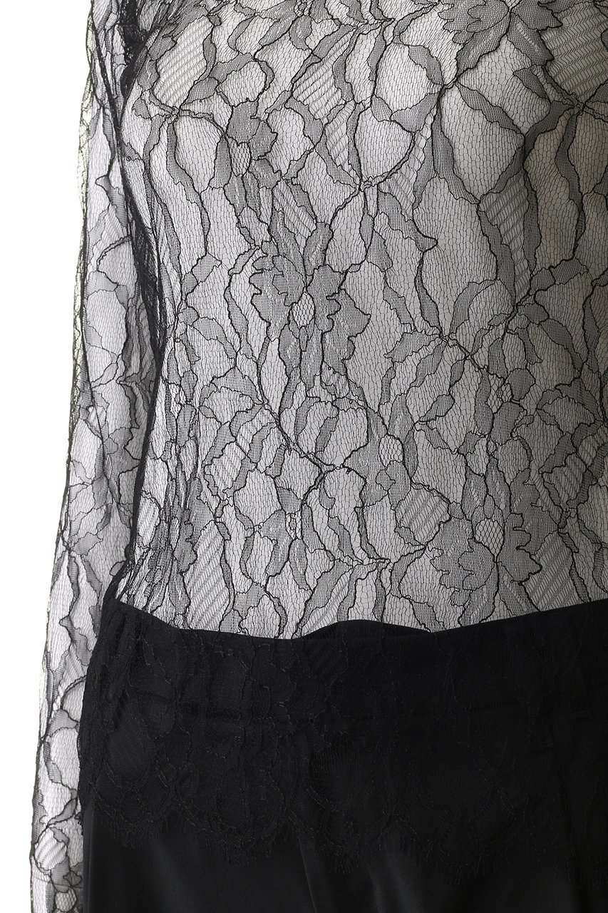 【アロマティック/AROMATIQUE】の総レース ロングスリーブ 人気、トレンドファッション・服の通販 founy(ファニー) 　ファッション　Fashion　レディースファッション　Fashion for Women　キャミソール　Camisole, Spaghetti Strap Top　スリット　Slit, Slit Detail　スリーブ　Sleeve, Long Sleeve / Short Sleeve　パジャマ　Pajamas, Sleepwear　ビスチェ　Bustier, Corset Top　フランス　France, French　レース　Lace, Lace Fabric　ロング　Long, Long-Length　other-5|ID: prp329100004144002 ipo3291000000032834685