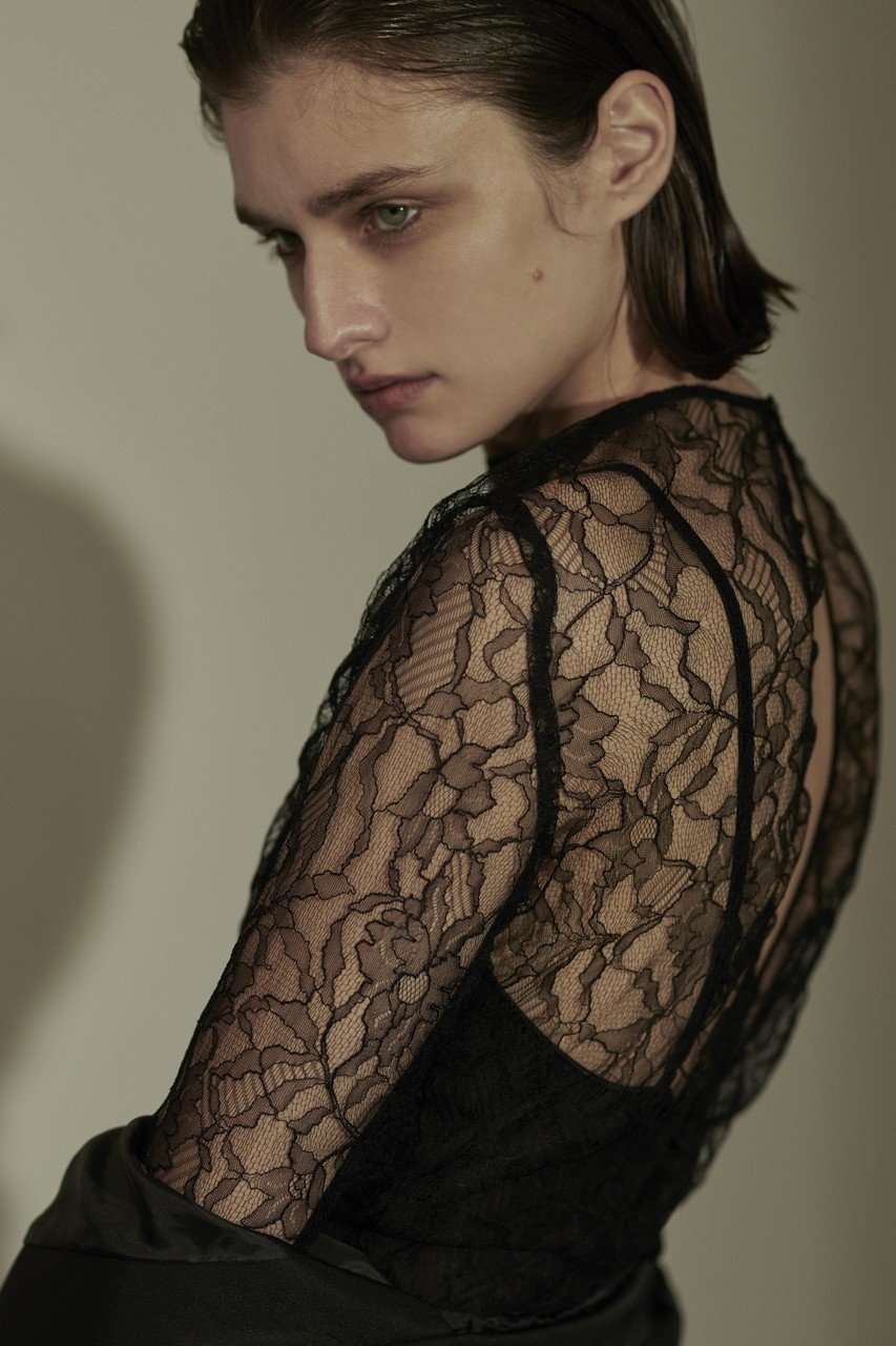 【アロマティック/AROMATIQUE】の総レース ロングスリーブ 人気、トレンドファッション・服の通販 founy(ファニー) 　ファッション　Fashion　レディースファッション　Fashion for Women　キャミソール　Camisole, Spaghetti Strap Top　スリット　Slit, Slit Detail　スリーブ　Sleeve, Long Sleeve / Short Sleeve　パジャマ　Pajamas, Sleepwear　ビスチェ　Bustier, Corset Top　フランス　France, French　レース　Lace, Lace Fabric　ロング　Long, Long-Length　other-7|ID: prp329100004144002 ipo3291000000032834687