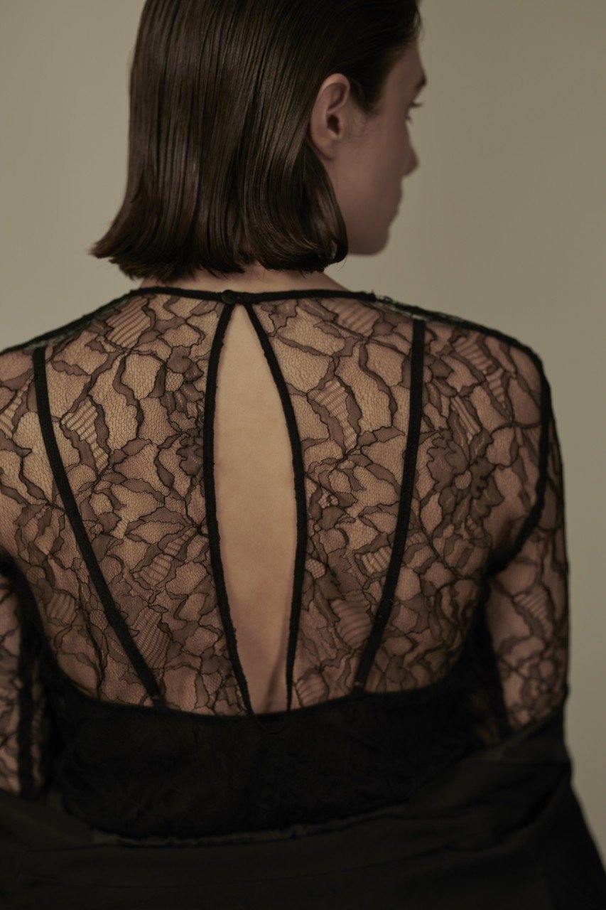 【アロマティック/AROMATIQUE】の総レース ロングスリーブ 人気、トレンドファッション・服の通販 founy(ファニー) 　ファッション　Fashion　レディースファッション　Fashion for Women　キャミソール　Camisole, Spaghetti Strap Top　スリット　Slit, Slit Detail　スリーブ　Sleeve, Long Sleeve / Short Sleeve　パジャマ　Pajamas, Sleepwear　ビスチェ　Bustier, Corset Top　フランス　France, French　レース　Lace, Lace Fabric　ロング　Long, Long-Length　other-8|ID: prp329100004144002 ipo3291000000032834688