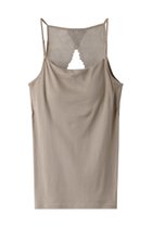 【アロマティック/AROMATIQUE】のパッド付バックレースキャミソール アッシュ|ID: prp329100004144003 ipo3291000000036033062