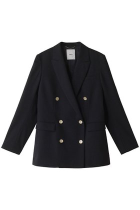 【エブール/ebure】 強撚ツイルクレープ 6釦ダブルジャケット人気、トレンドファッション・服の通販 founy(ファニー) ファッション Fashion レディースファッション Fashion for Women アウター Coat / Outerwear Collection レディースジャケット・軽アウター Jackets シェイプ Shape, Slim Fit ジャケット Jacket, Outerwear ダブル Double, Double-Breasted マニッシュ Mannish, Boyish メタル Metal, Metal Parts 定番 Standard, Basic Item |ID:prp329100004144005