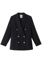 【エブール/ebure】の強撚ツイルクレープ 6釦ダブルジャケット 人気、トレンドファッション・服の通販 founy(ファニー) ファッション Fashion レディースファッション Fashion for Women アウター Coat / Outerwear Collection レディースジャケット・軽アウター Jackets シェイプ Shape, Slim Fit ジャケット Jacket, Outerwear ダブル Double, Double-Breasted マニッシュ Mannish, Boyish メタル Metal, Metal Parts 定番 Standard, Basic Item thumbnail ネイビー|ID: prp329100004144005 ipo3291000000035654413