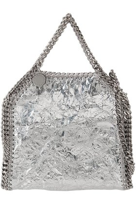 【ステラ マッカートニー/STELLA McCARTNEY】 Falabella Tiny クラックメタリック2wayミニトートバッグ人気、トレンドファッション・服の通販 founy(ファニー) ファッション Fashion レディースファッション WOMEN バッグ Bag ハンドバッグ Handbag リュクス Luxe NEW・新作・新着・新入荷 New Arrivals |ID:prp329100004144026