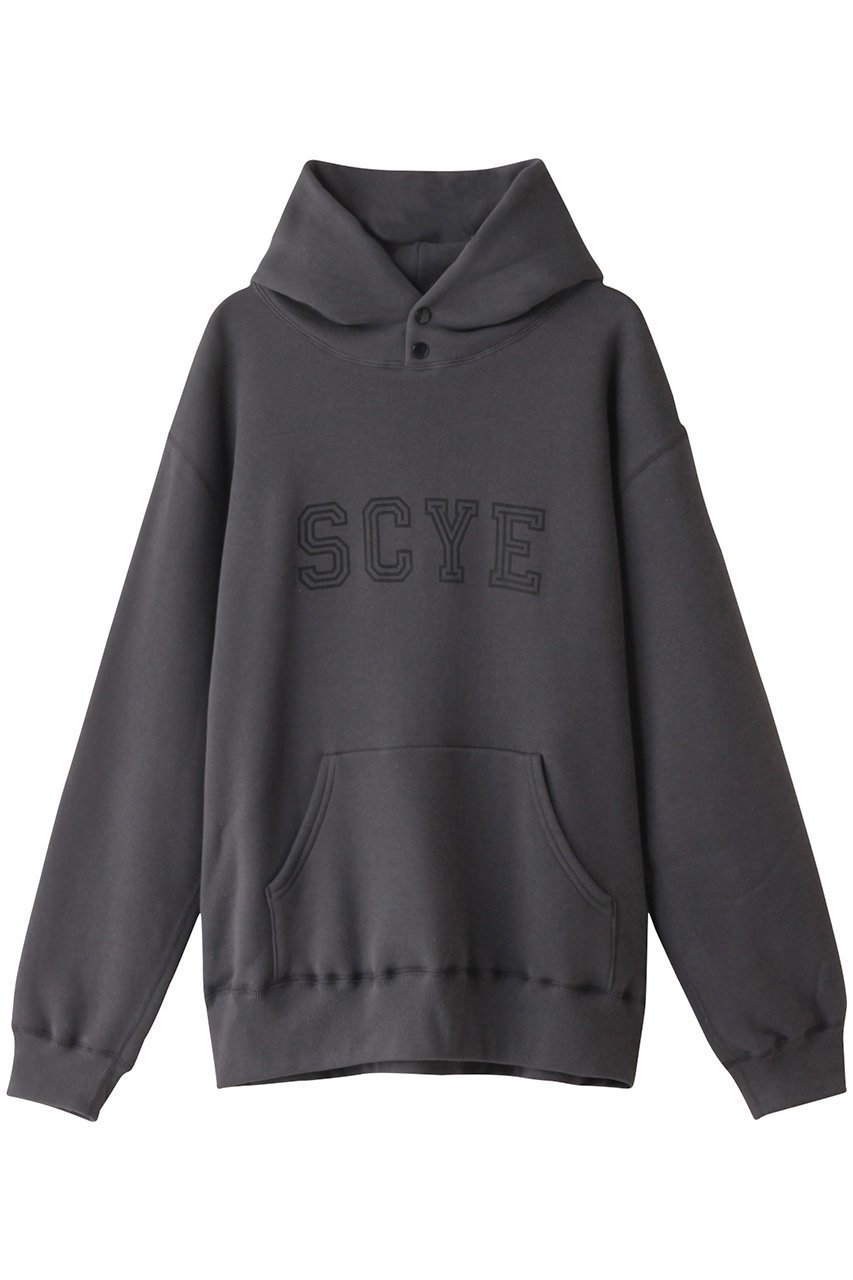 【サイ サイベーシックス/Scye SCYE BASICS】の【UNISEX】【SCYE BASICS】フリースバック ジャージー プリント フーディー インテリア・キッズ・メンズ・レディースファッション・服の通販 founy(ファニー) 　ファッション　Fashion　レディースファッション　WOMEN　トップス・カットソー　Tops/Tshirt　シャツ/ブラウス　Shirts/Blouses　パーカ　Sweats　ロング / Tシャツ　T-Shirts　スウェット　Sweat　カットソー　Cut and Sewn　ユニセックス　Unisex　ジャージー　Jersey　プリント　Print　ボトム　Bottom　定番　Standard　NEW・新作・新着・新入荷　New Arrivals　ダークグレー|ID: prp329100004144062 ipo3291000000028464101