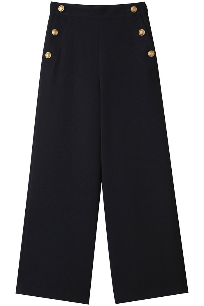 【アルアバイル/allureville】のダブルクロスマリンパンツ インテリア・キッズ・メンズ・レディースファッション・服の通販 founy(ファニー) https://founy.com/ ファッション Fashion レディースファッション Fashion for Women パンツ Pants & Trousers シンプル Simple, Minimal ダブル Double, Double-Breasted エレガント 上品 Elegant |ID: prp329100004144085 ipo3291000000032941457