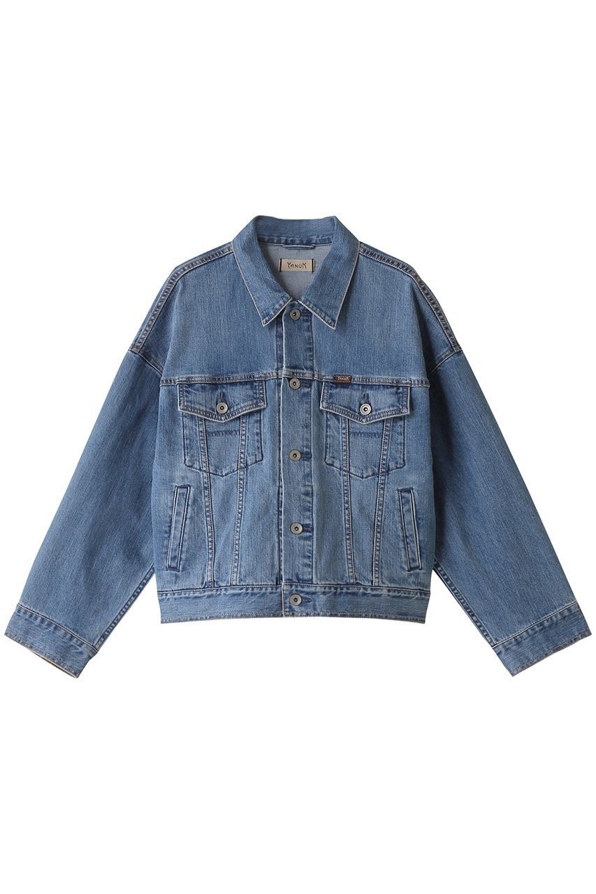 【ヤヌーク/YANUK】のジーンジャケット 人気、トレンドファッション・服の通販 founy(ファニー) 　ファッション　Fashion　レディースファッション　Fashion for Women　アウター　Coat / Outerwear Collection　レディースジャケット・軽アウター　Jackets　おすすめ　Recommended / Our Picks　コンパクト　Compact, Small Size　ジャケット　Jacket, Outerwear　マキシ　Maxi, Full Length　ワイド　Wide, Wide Fit　 other-1|ID: prp329100004144093 ipo3291000000035721064