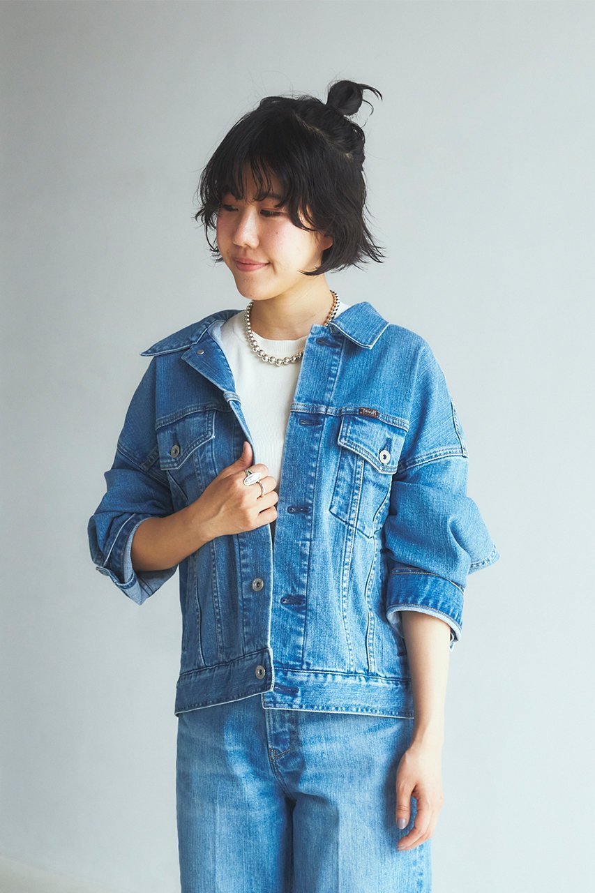 【ヤヌーク/YANUK】のジーンジャケット 人気、トレンドファッション・服の通販 founy(ファニー) 　ファッション　Fashion　レディースファッション　Fashion for Women　アウター　Coat / Outerwear Collection　レディースジャケット・軽アウター　Jackets　おすすめ　Recommended / Our Picks　コンパクト　Compact, Small Size　ジャケット　Jacket, Outerwear　マキシ　Maxi, Full Length　ワイド　Wide, Wide Fit　other-8|ID: prp329100004144093 ipo3291000000035721072