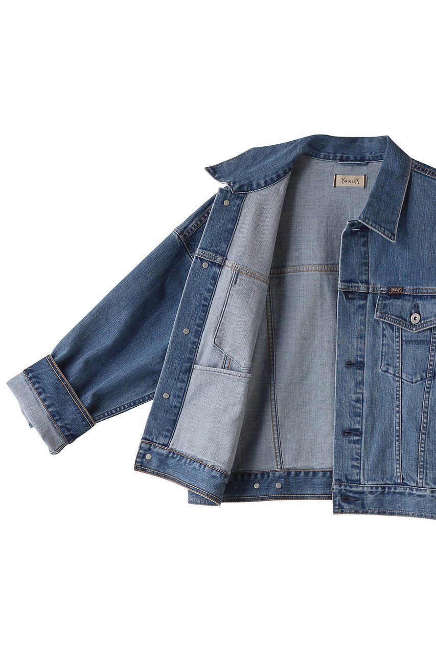 【ヤヌーク/YANUK】のジーンジャケット 大人の最旬トレンドファッション＆コーディネート founy(ファウニー) 　ファッション　Fashion　レディースファッション　Fashion for Women　アウター　Coat / Outerwear Collection　レディースジャケット・軽アウター　Jackets　おすすめ　Recommended / Our Picks　コンパクト　Compact, Small Size　ジャケット　Jacket, Outerwear　マキシ　Maxi, Full Length　ワイド　Wide, Wide Fit　other-6|ID: prp329100004144093 ipo3291000000036797538