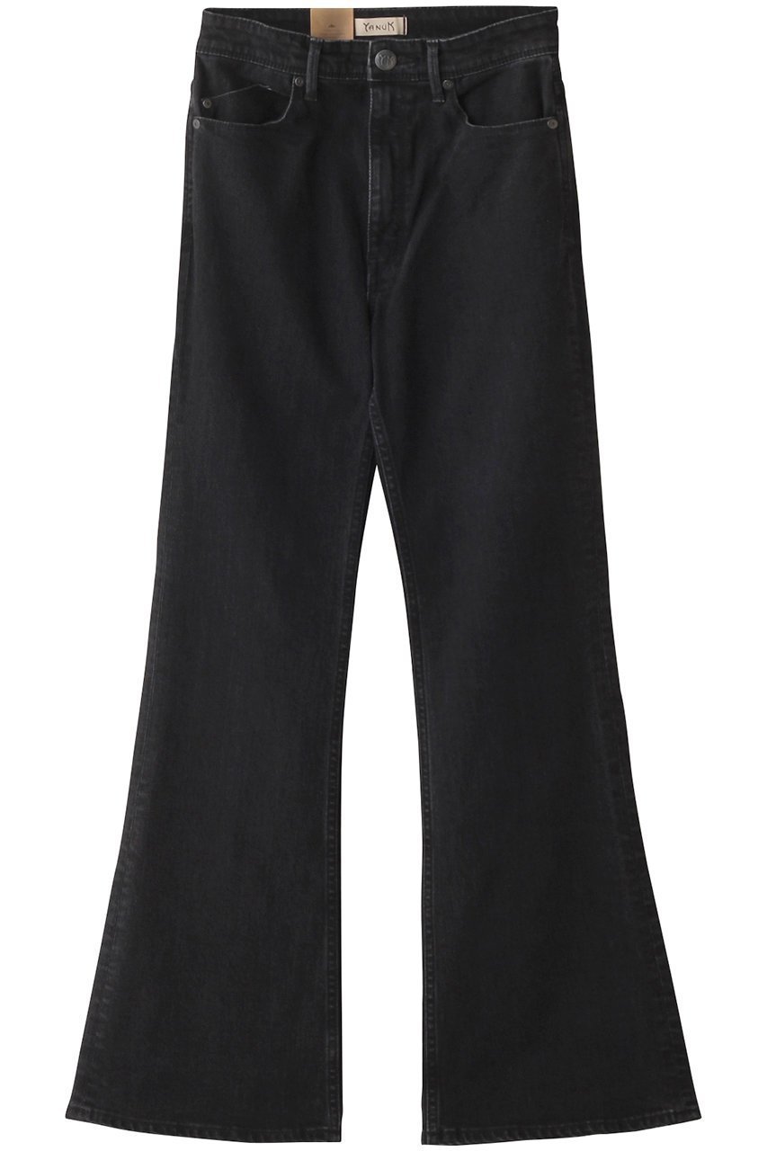 【ヤヌーク/YANUK】のブーツカットデニム インテリア・キッズ・メンズ・レディースファッション・服の通販 founy(ファウニー) 　ファッション　Fashion　レディースファッション　Fashion for Women　パンツ　Pants & Trousers　デニムパンツ・ジーンズ・美脚デニム　Denim Jeans & Pants　デニム　Denim, Jeans Material　エレガント 上品　Elegant　オールドブラック|ID: prp329100004144094 ipo3291000000036898995