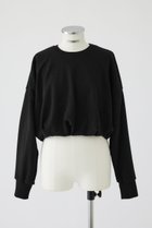 【リムアーク/RIM.ARK】のBalloon sweat tops/スウェット 人気、トレンドファッション・服の通販 founy(ファニー) ファッション Fashion レディースファッション Fashion for Women トップス・カットソー Cut & Sew Tops シャツ・ブラウス・オフィスカジュアル Elegant Blouses & Button-Ups レディースパーカー・カジュアルフーディー Casual Hoodies & Sweatshirts ロングTシャツ・Tシャツ Longline T-Shirts & Tees スウェット・クルーネックトップス Sweatshirts & Crewnecks / Relaxed Fit Sweat Tops カットソー・ベーシックTシャツ Cut-and-Sewn Tops / Stretch Tees & Basics アメリカン American Style スウェット / スエット Sweatshirt, Sweatwear バルーン Balloon, Balloon Silhouette モダン Modern, Contemporary thumbnail ブラック|ID: prp329100004145824 ipo3291000000032787423