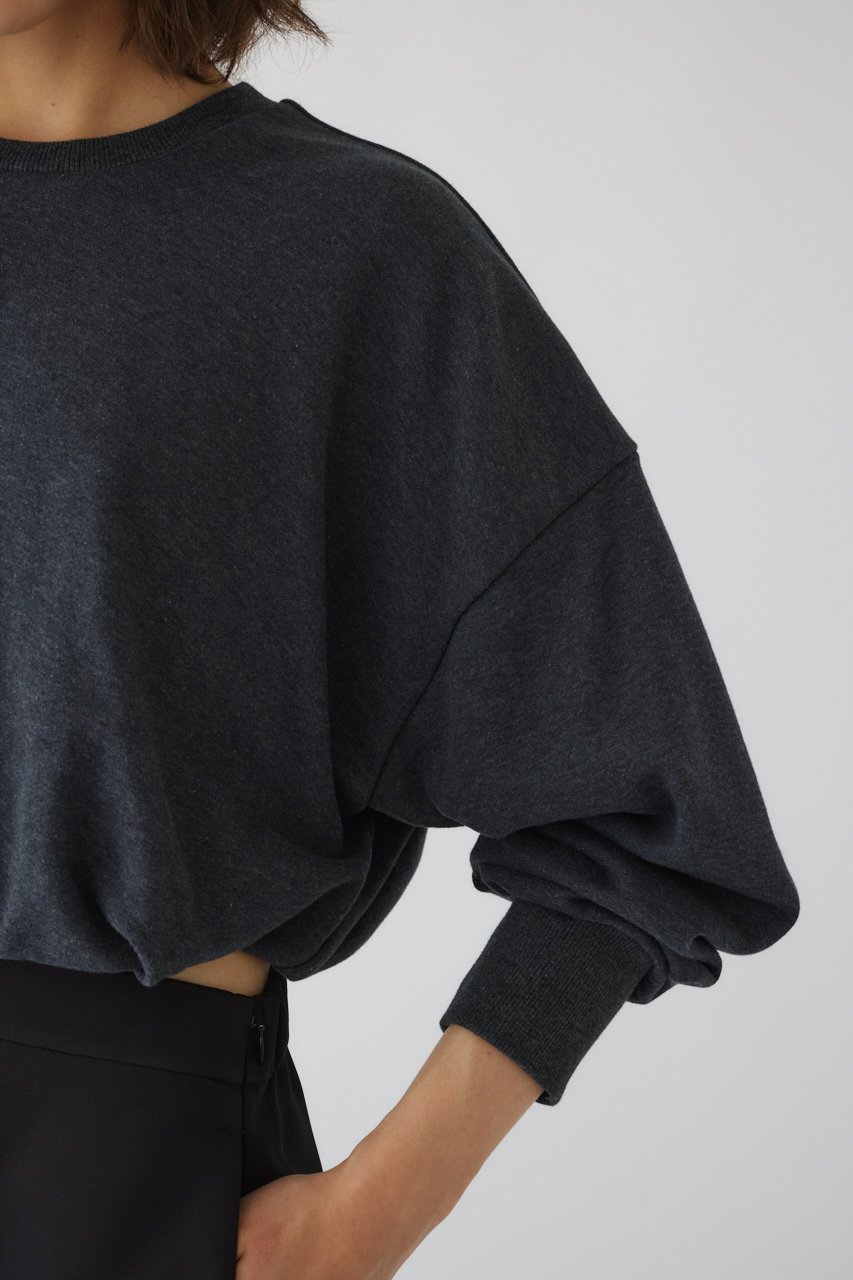 【リムアーク/RIM.ARK】のBalloon sweat tops/スウェット 人気、トレンドファッション・服の通販 founy(ファニー) 　ファッション　Fashion　レディースファッション　Fashion for Women　トップス・カットソー　Cut & Sew Tops　シャツ・ブラウス・オフィスカジュアル　Elegant Blouses & Button-Ups　レディースパーカー・カジュアルフーディー　Casual Hoodies & Sweatshirts　ロングTシャツ・Tシャツ　Longline T-Shirts & Tees　スウェット・クルーネックトップス　Sweatshirts & Crewnecks / Relaxed Fit Sweat Tops　カットソー・ベーシックTシャツ　Cut-and-Sewn Tops / Stretch Tees & Basics　アメリカン　American Style　スウェット / スエット　Sweatshirt, Sweatwear　バルーン　Balloon, Balloon Silhouette　モダン　Modern, Contemporary　other-8|ID: prp329100004145824 ipo3291000000032787445