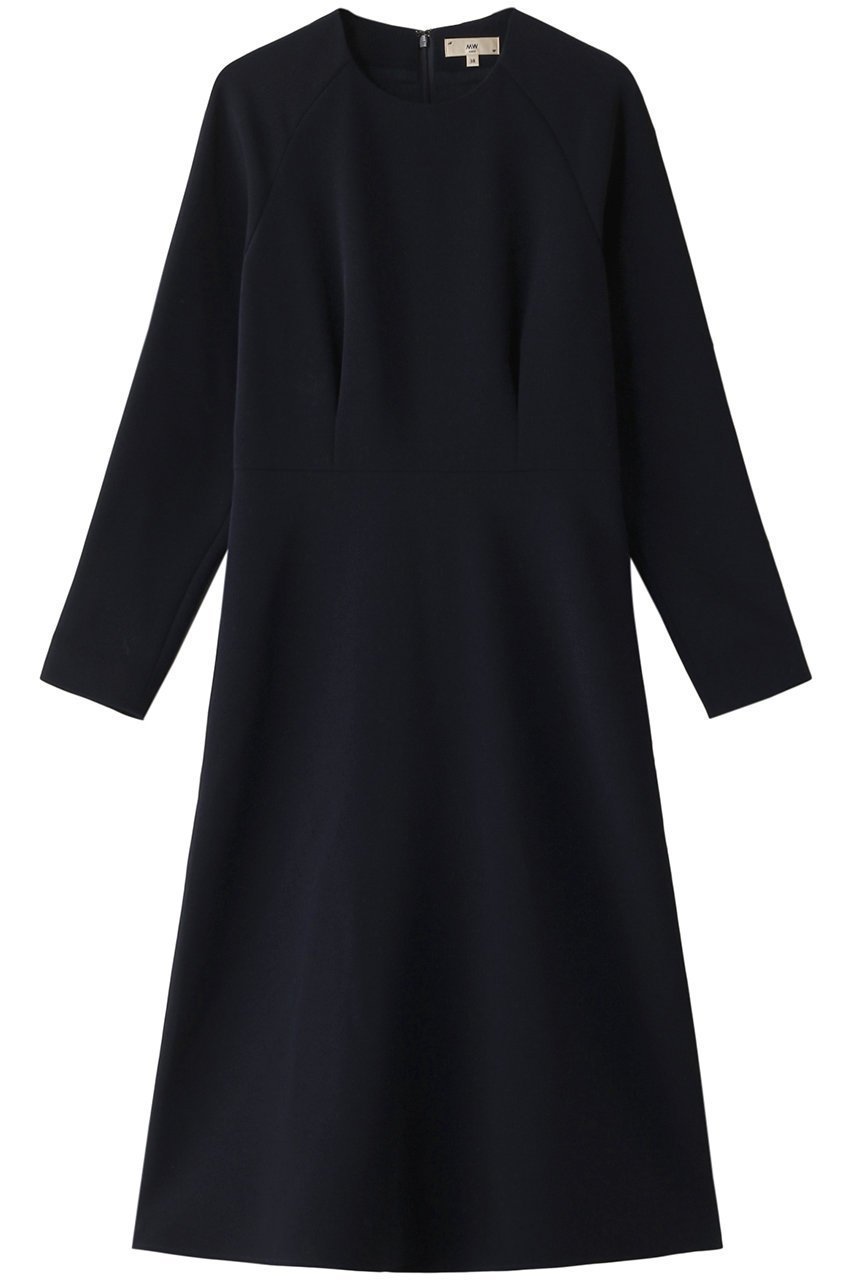 【エムダブリュー/MW】のトリアセテート(S) タックフレアドレス インテリア・キッズ・メンズ・レディースファッション・服の通販 founy(ファニー) 　ファッション　Fashion　レディースファッション　Fashion for Women　ワンピース　Dresses　フォーマル・パーティードレス・結婚式用ドレス　Elegant & Casual Dresses　チュニック　Tunic Tops & Dresses　オケージョン　Occasion Wear　チュニック　Tunic, Long Top　ドレス　Dress, One-Piece　フェミニン　Feminine, Girly　フレア　Flare, Flared　ネイビー|ID: prp329100004145856 ipo3291000000032887990