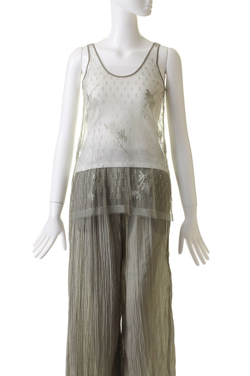 【ランジェリーク/LANGELIQUE】のコリーナ タンクトップキャミソール 人気、トレンドファッション・服の通販 founy(ファニー) 　ファッション　Fashion　レディースファッション　Fashion for Women　下着・ランジェリー　Lingerie & Intimates　その他ランジェリー・インナーアイテム　Other Lingerie / Intimates　インナー　Innerwear　キャミソール　Camisole, Spaghetti Strap Top　シアー　Sheer, See-Through　タンク　Tank Top, Sleeveless Top　フラワー　Flower, Floral　モチーフ　Motif, Design Theme　ランジェリー　Lingerie, Intimate Wear　エレガント 上品　Elegant　other-2|ID: prp329100004145862 ipo3291000000035640653