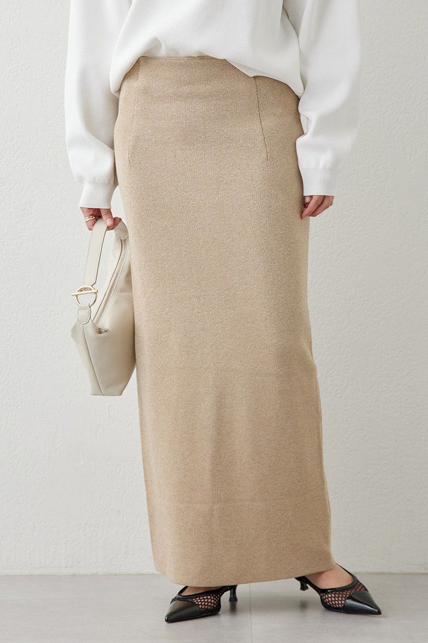 【ガリャルダガランテ/GALLARDAGALANTE】のラメニットスカート 人気、トレンドファッション・服の通販 founy(ファニー) ファッション Fashion レディースファッション Fashion for Women スカート Skirts ロングスカート Long Skirts / Maxi & Midi Skirts おすすめ Recommended / Our Picks スリット Slit, Slit Detail セットアップ Set-Up, Coordinated Outfit ロング Long, Long-Length エレガント 上品 Elegant 楽ちん Easy Fit, Comfortable other-6|ID: prp329100004145867 ipo3291000000035709727